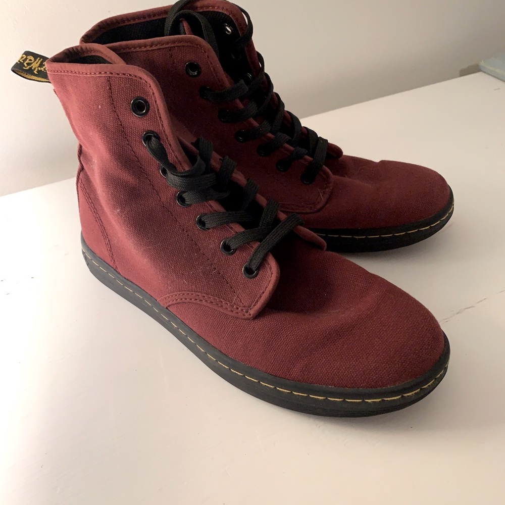 Burgundy Doc Martens